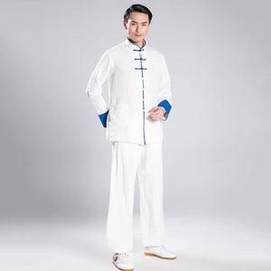 Unisex Linen Assorted Color Tai Chi Clothing Kung Fu Uniforms - Taikong Sky