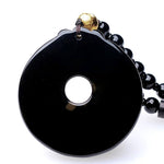 Classic Pixiu Pendant Obsidian Talisman Necklace-Taikongsky