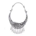 Dragon Elephant Peafowl Necklace Traditional Miao Ethnic Necklace