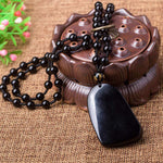 Foot Spider Pendant Obsidian Talisman Necklace-TaikongSky