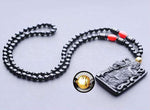 Guan Yu Pendant Obsidian Talisman Necklace-TaikongSky