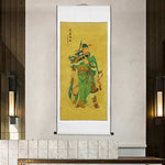 Guan Yu Portrait Chinese scroll painting -Taikong Sky