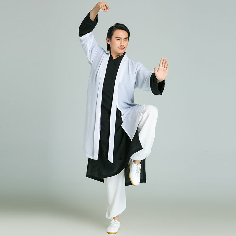 Men’s Gauze Linen Traditional Chinese Hanfu-Taikong Sky