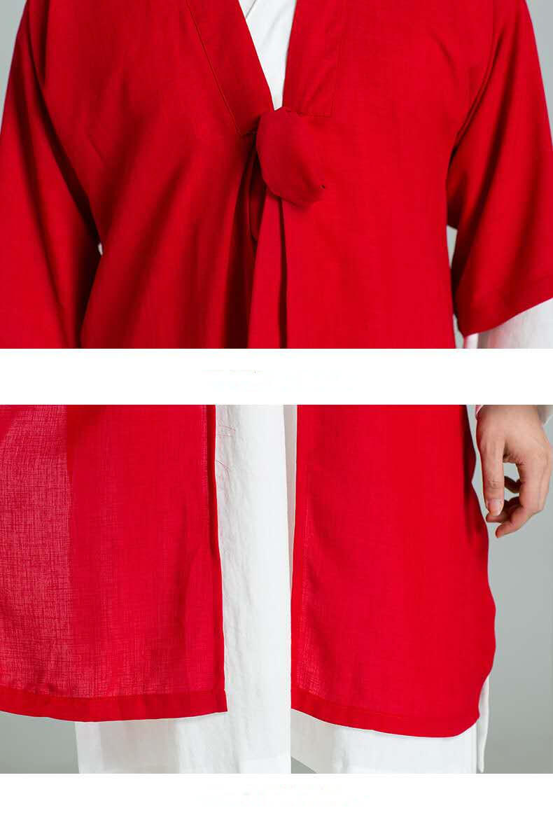 Men’s Gauze Linen Traditional Chinese Hanfu-Taikong Sky