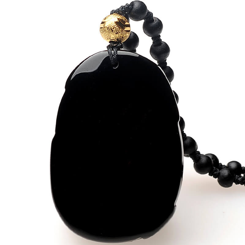 Pi Xiu Pendant Obsidian Talisman Necklace-Taikong Sky