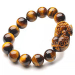 Pi Xiu Spiritual Beads Yellow Tiger's Eye Bracelet-Taikongsky