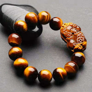 Pi Xiu Spiritual Beads Yellow Tiger's Eye Bracelet-Taikongsky