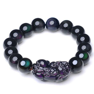 Rainbow Obsidian Talisman Pi Xiu Spiritual Beads Bracelet-Taikong Sky