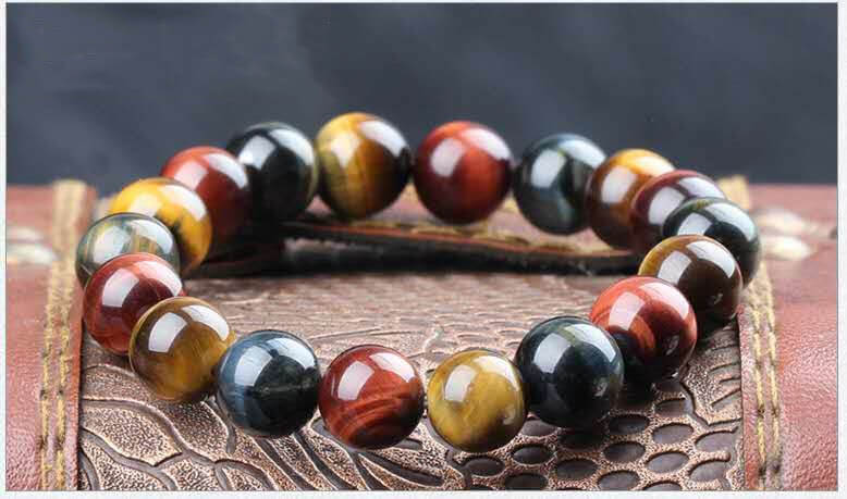 Multi color tiger eye bracelet new arrivals