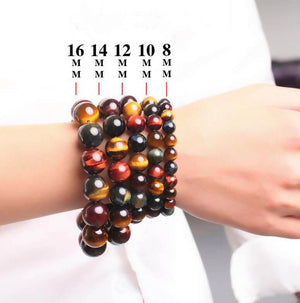 Spiritual Beads Multicolor Tiger's Eye Bracelet-Taikong Sky