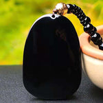 Thousand-hand Guanyin Pendant Obsidian Talisman Necklace-Taikongsky