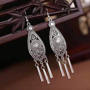 Totem Earrings Chinese Traditional Miao Ethnic Earrings-Taikongsky