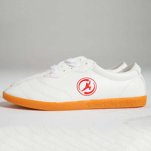 Unisex White Leather Tai Chi Shoes-Taikong Sky