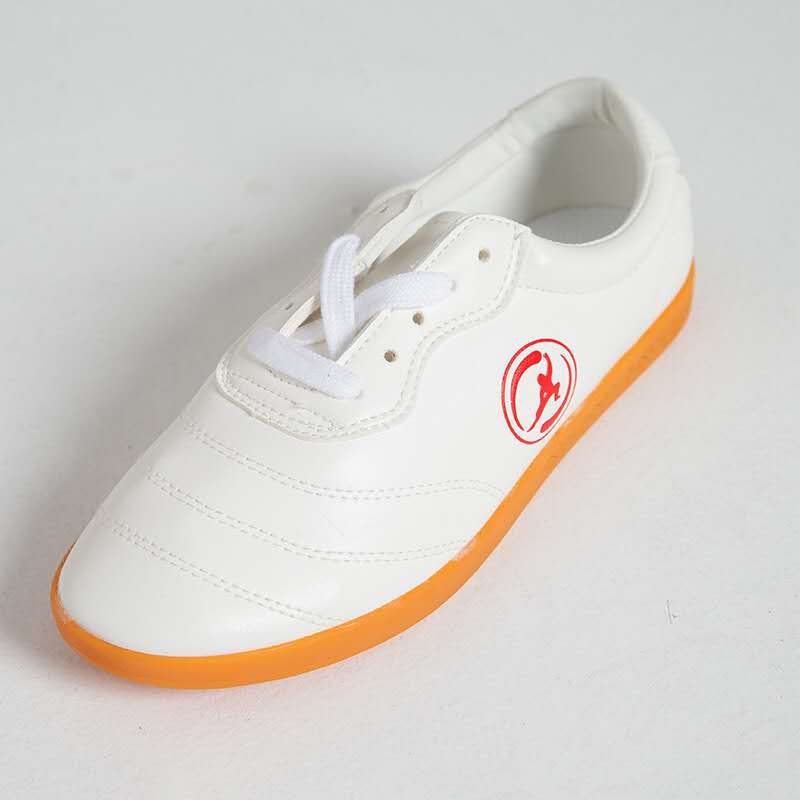 Unisex White Leather Tai Chi Shoes-Taikong Sky