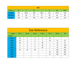 size chart-Taikong Sky