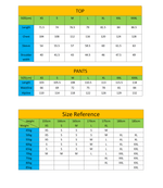 size chart-Taikong Sky