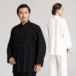 Unisex Tai Chi Traditional Uniforms Linen Kung Fu Clothing - Taikong Sky