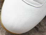 Women's Kung Fu Tai Chi Leather Shoes Breathable Anti-Slip,White - Taikong Sky