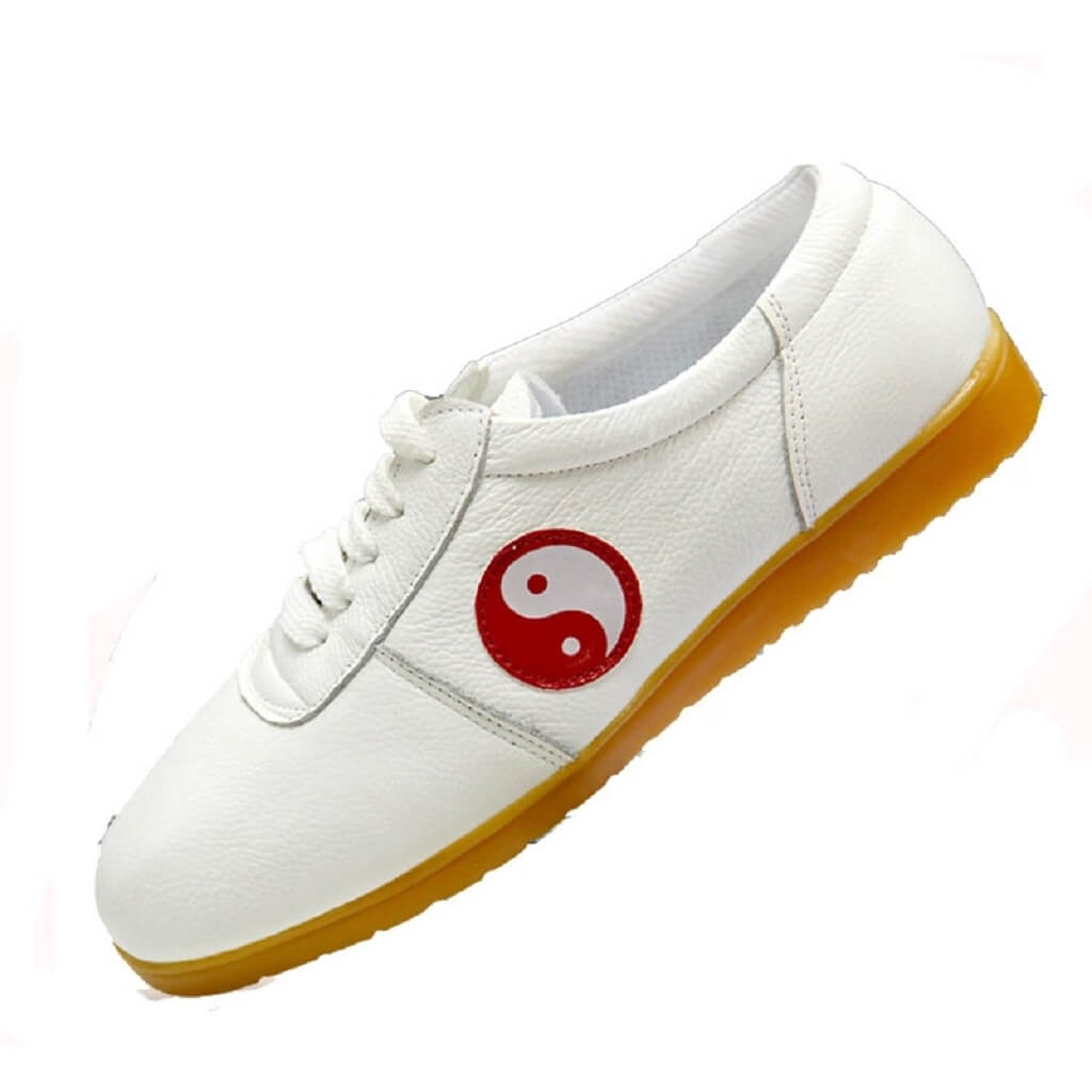 Men s Kung Fu Leather Tai Chi Shoes Breathable Anti Slip Taikong Sky